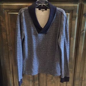 Baldwin Pullover Sweater Navy Blue M Men $295!